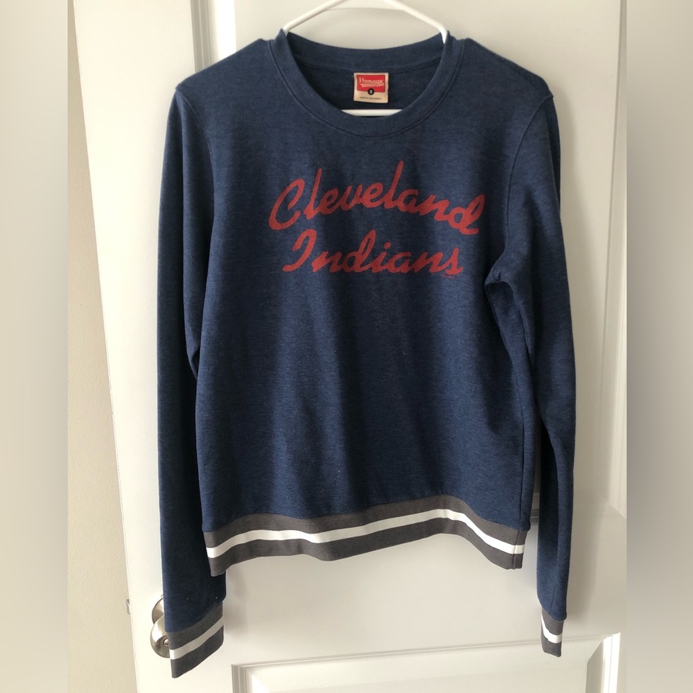 Homage Cleveland Indians Crewneck Sweatshirt